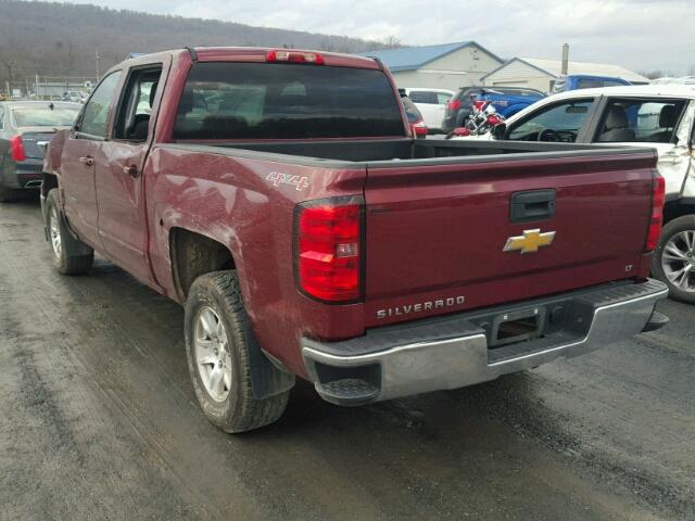 3GCUKREC4FG113117 - 2015 CHEVROLET SILVERADO MAROON photo 3