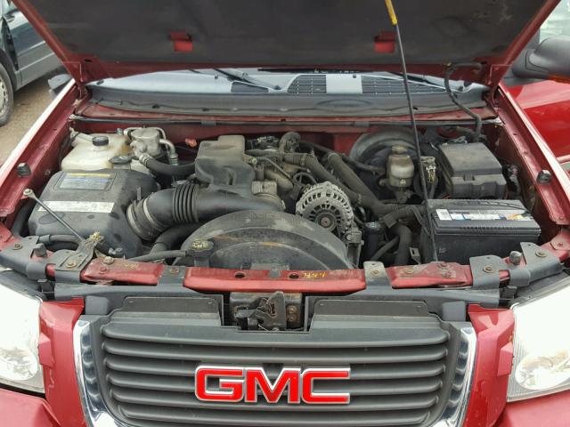 1GKET16PX46233575 - 2004 GMC ENVOY XL RED photo 7