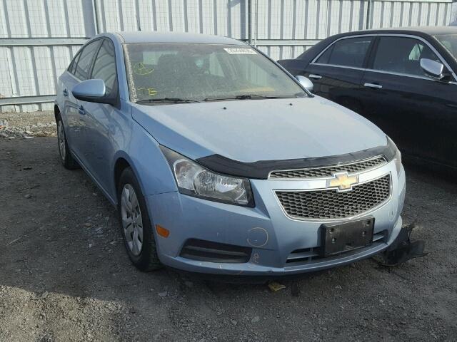 1G1PF5SC7C7154002 - 2012 CHEVROLET CRUZE LT BLUE photo 1