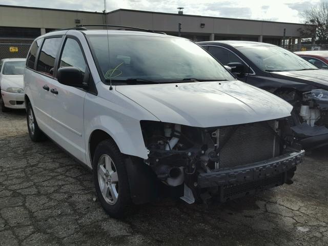 1D8HN44H88B127558 - 2008 DODGE GRAND CARA WHITE photo 1