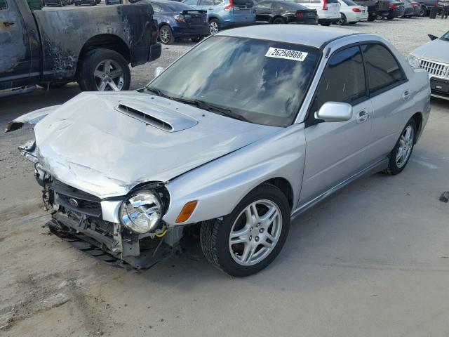 JF1GD29662G516367 - 2002 SUBARU IMPREZA WR SILVER photo 2