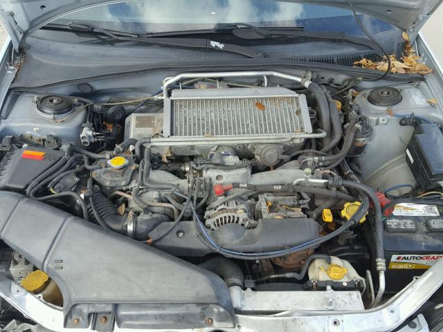 JF1GD29662G516367 - 2002 SUBARU IMPREZA WR SILVER photo 7