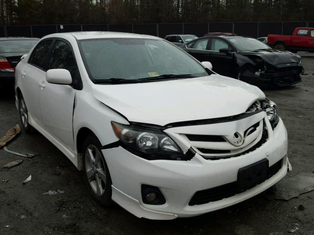 2T1BU4EE1DC022870 - 2013 TOYOTA COROLLA BA WHITE photo 1