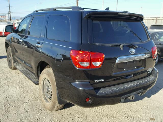 5TDDW5G18AS030244 - 2010 TOYOTA SEQUOIA PL BLACK photo 3