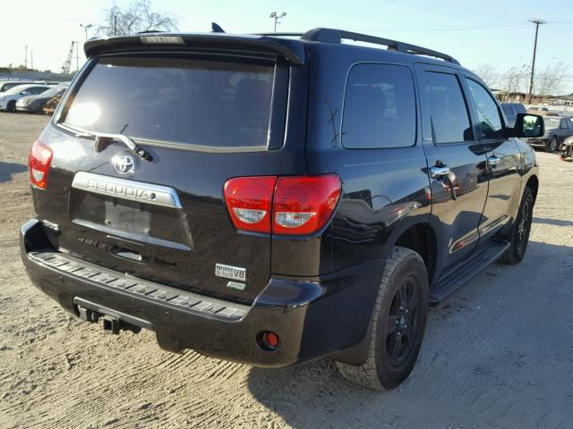 5TDDW5G18AS030244 - 2010 TOYOTA SEQUOIA PL BLACK photo 4