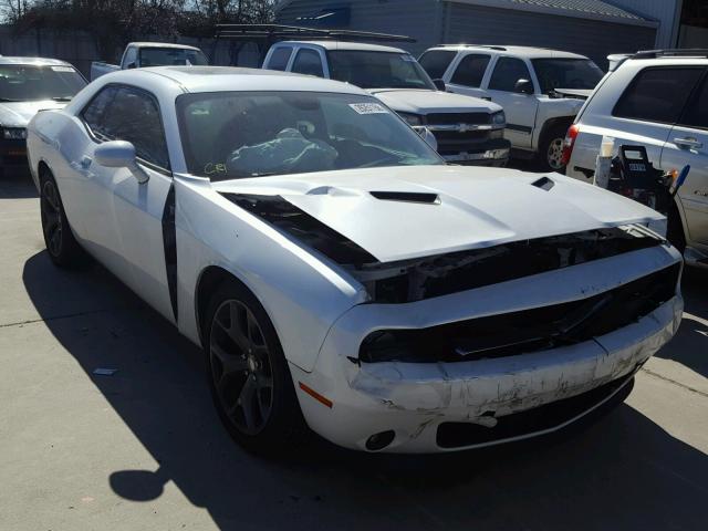 2C3CDZBG0FH811581 - 2015 DODGE CHALLENGER WHITE photo 1