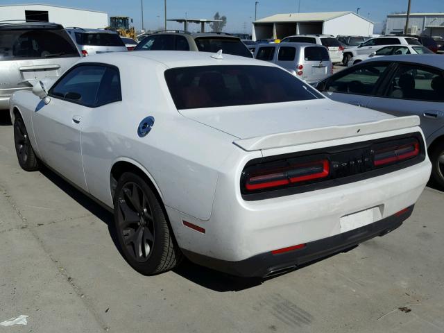 2C3CDZBG0FH811581 - 2015 DODGE CHALLENGER WHITE photo 3