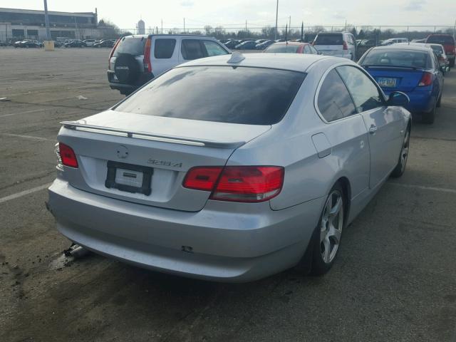 WBAWV53528P078957 - 2008 BMW 328 XI SUL SILVER photo 4