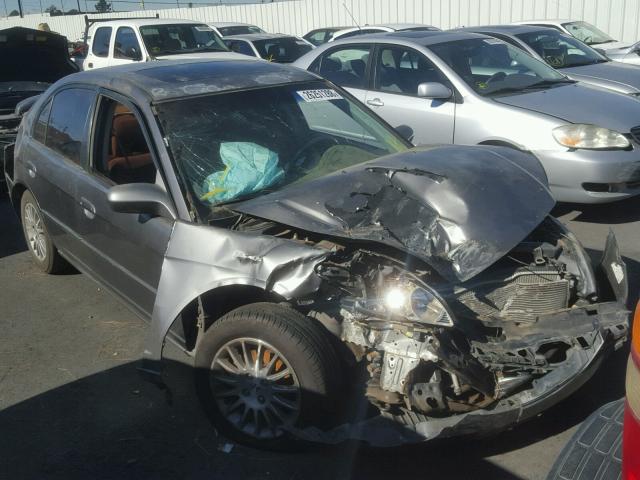 2HGES26715H594831 - 2005 HONDA CIVIC EX GRAY photo 1