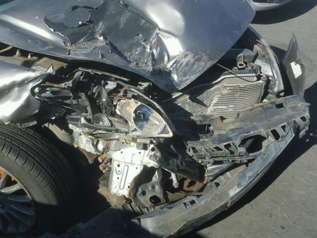 2HGES26715H594831 - 2005 HONDA CIVIC EX GRAY photo 9