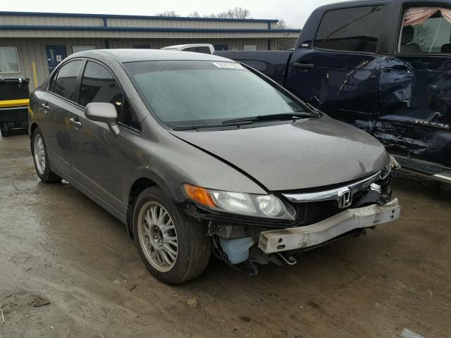 1HGFA16516L140017 - 2006 HONDA CIVIC LX GRAY photo 1