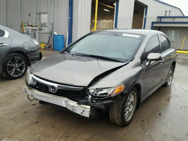 1HGFA16516L140017 - 2006 HONDA CIVIC LX GRAY photo 2