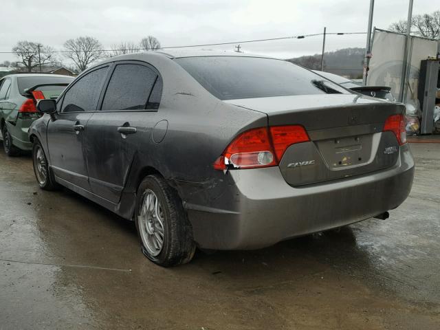 1HGFA16516L140017 - 2006 HONDA CIVIC LX GRAY photo 3