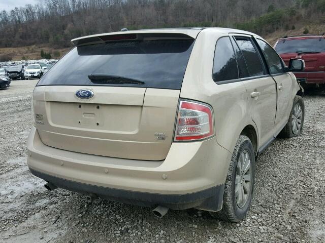 2FMDK49C27BB60031 - 2007 FORD EDGE SEL P GOLD photo 4