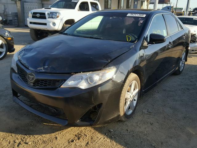 4T1BF1FK4DU241625 - 2013 TOYOTA CAMRY L BLACK photo 2