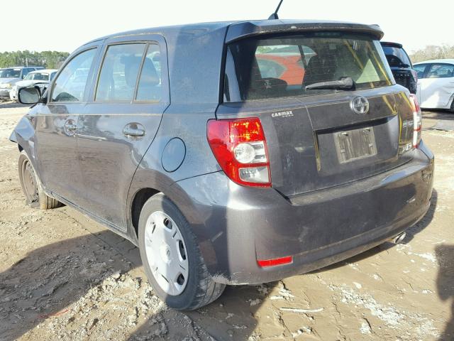 JTKKU4B49C1023921 - 2012 TOYOTA SCION XD GRAY photo 3