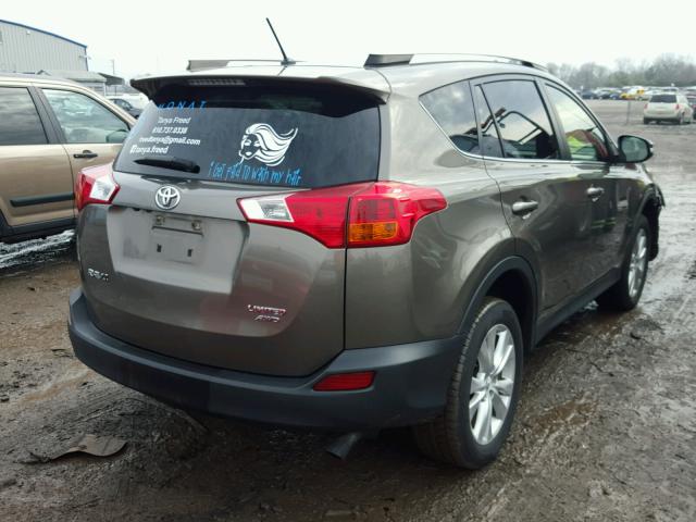 JTMDFREV2DD033069 - 2013 TOYOTA RAV4 LIMIT TAN photo 4