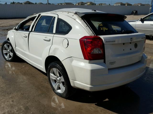 1B3CB9HB5AD592329 - 2010 DODGE CALIBER UP WHITE photo 3