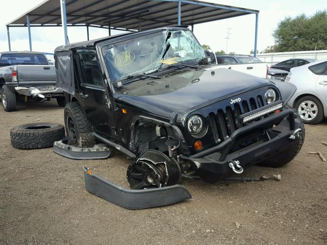 1J4AA2D13BL529261 - 2011 JEEP WRANGLER S BLACK photo 1