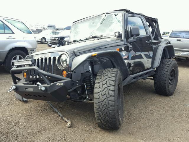 1J4AA2D13BL529261 - 2011 JEEP WRANGLER S BLACK photo 2