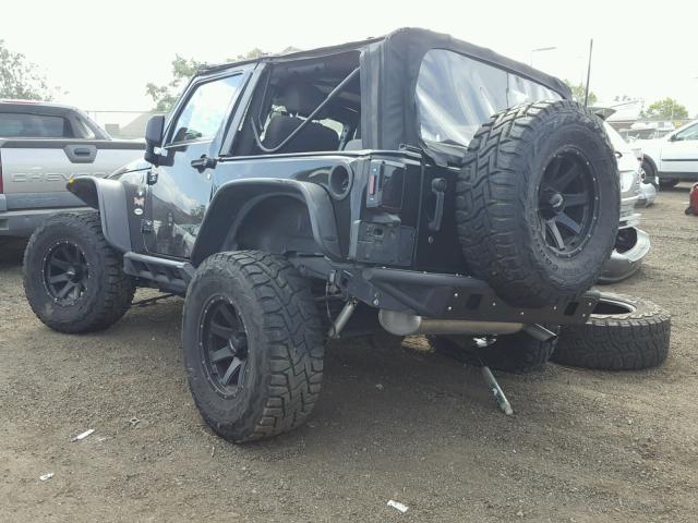 1J4AA2D13BL529261 - 2011 JEEP WRANGLER S BLACK photo 3