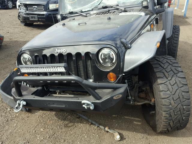 1J4AA2D13BL529261 - 2011 JEEP WRANGLER S BLACK photo 9