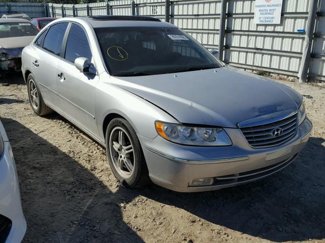 KMHFC46FX6A106507 - 2006 HYUNDAI AZERA SE SILVER photo 1