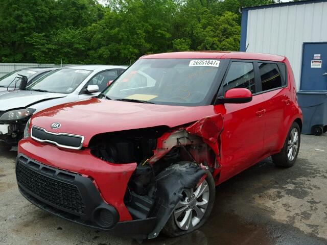 KNDJP3A55F7748268 - 2015 KIA SOUL + RED photo 2