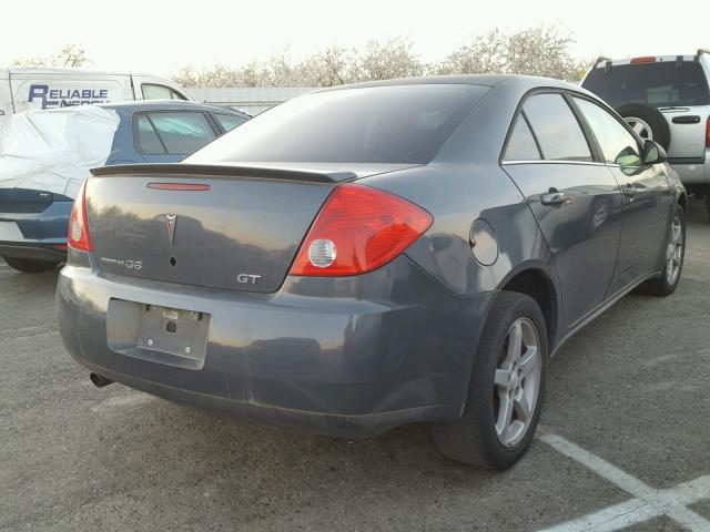 1G2ZH57N594144801 - 2009 PONTIAC G6 GT CHARCOAL photo 4