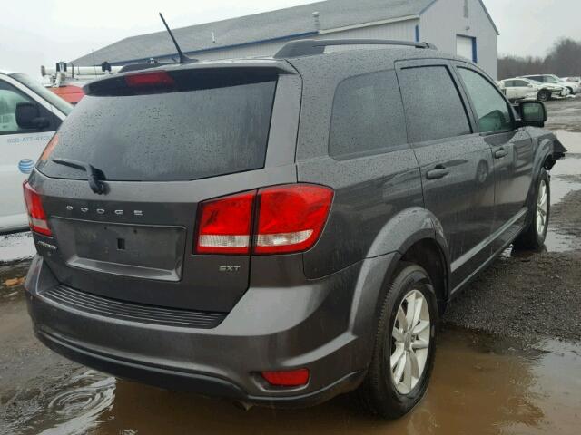 3C4PDCBB2ET270215 - 2014 DODGE JOURNEY SX GRAY photo 4