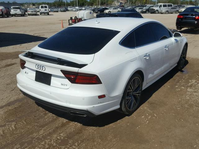 WAUWGAFC5GN137765 - 2016 AUDI A7 PREMIUM WHITE photo 4