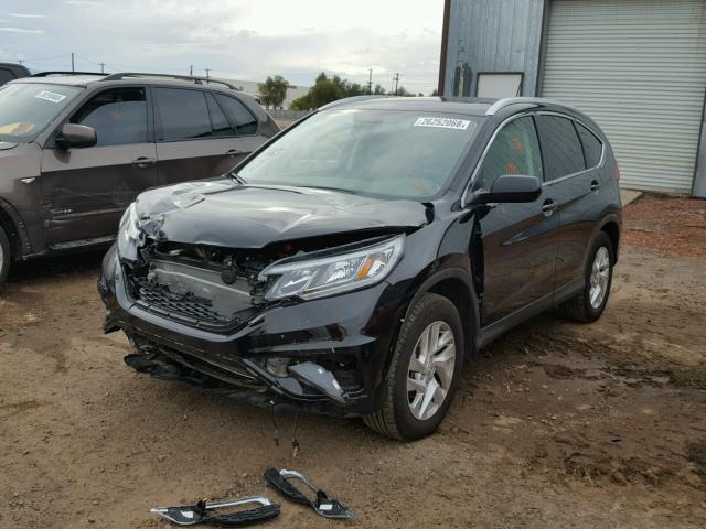 5J6RM3H71GL027046 - 2016 HONDA CR-V EXL BLACK photo 2