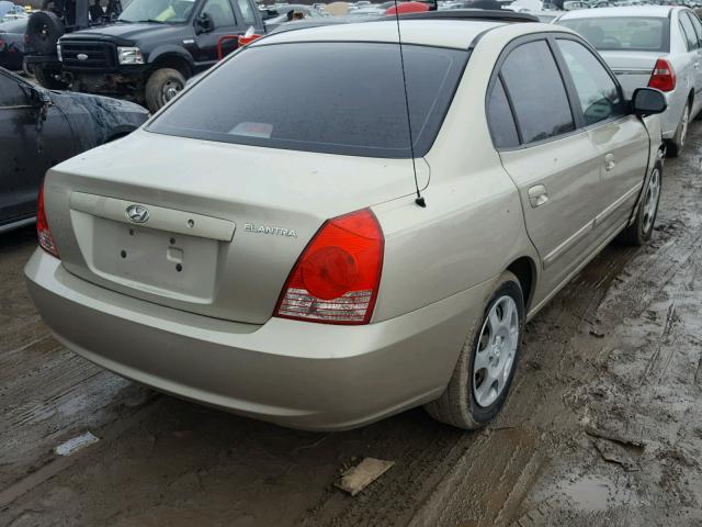 KMHDN46DX5U149242 - 2005 HYUNDAI ELANTRA GL SILVER photo 4