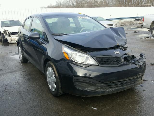 KNADM4A33D6289767 - 2013 KIA RIO LX BLACK photo 1