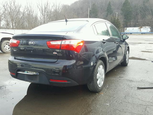 KNADM4A33D6289767 - 2013 KIA RIO LX Սև լուսանկար 4