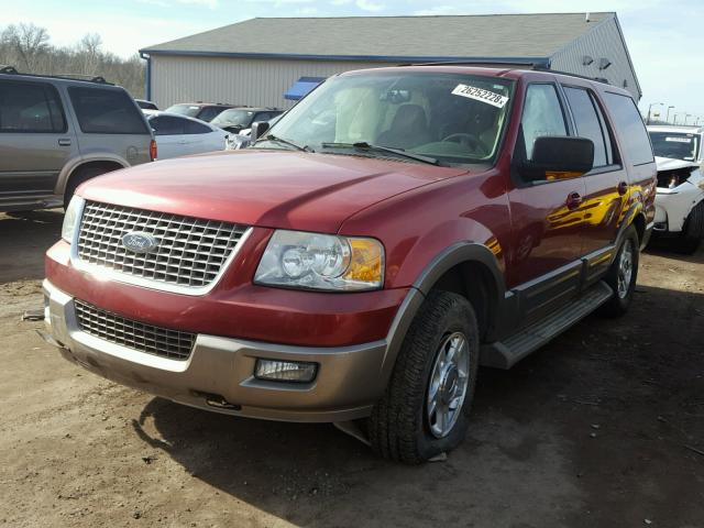 1FMFU17L64LA56626 - 2004 FORD EXPEDITION RED photo 2