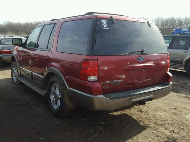 1FMFU17L64LA56626 - 2004 FORD EXPEDITION RED photo 3