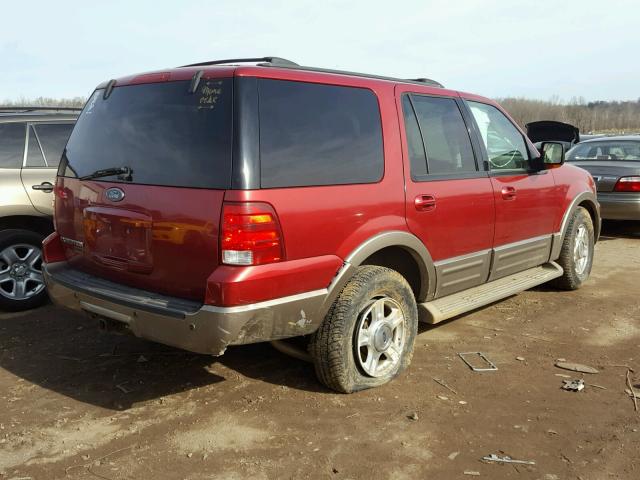 1FMFU17L64LA56626 - 2004 FORD EXPEDITION RED photo 4