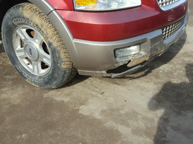 1FMFU17L64LA56626 - 2004 FORD EXPEDITION RED photo 9