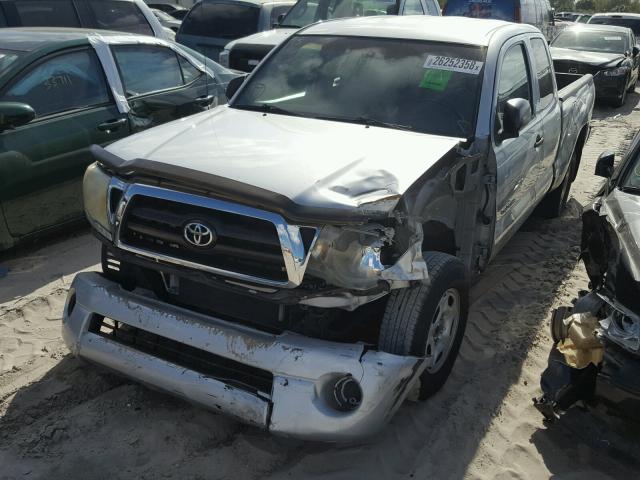 5TETX22N08Z588894 - 2008 TOYOTA TACOMA ACC SILVER photo 2