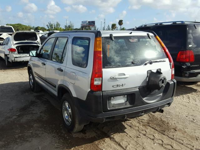 SHSRD784X4U232388 - 2004 HONDA CR-V LX GRAY photo 3