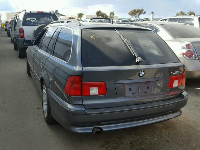 WBADS43423GE11574 - 2003 BMW 525 IT AUT GRAY photo 3