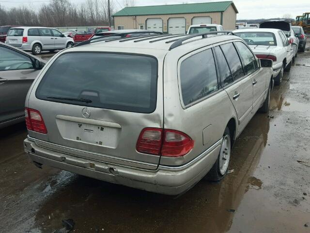 WDBJH65F2XA743565 - 1999 MERCEDES-BENZ E 320 BEIGE photo 4