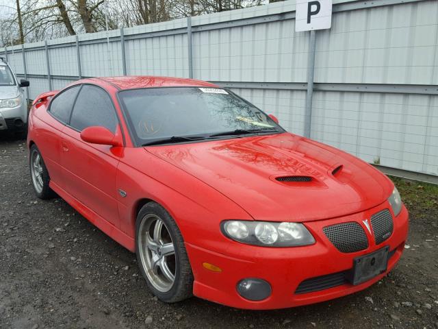 6G2VX12G94L254612 - 2004 PONTIAC GTO RED photo 1