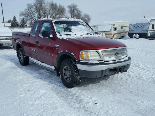 2FTPX18L22CA05808 - 2002 FORD F150 RED photo 1