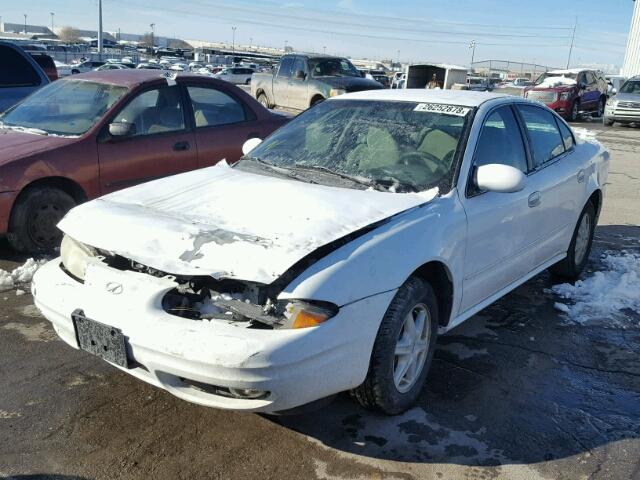 1G3NL52F12C203847 - 2002 OLDSMOBILE ALERO GL WHITE photo 2