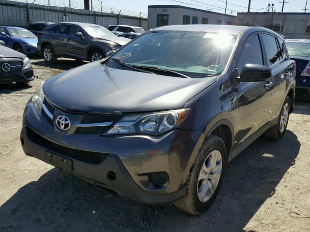 2T3ZFREV8DW019556 - 2013 TOYOTA RAV4 LE GRAY photo 2