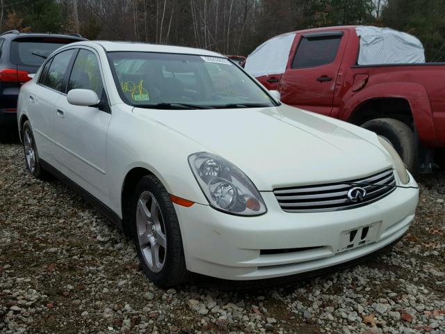 JNKCV51E73M334043 - 2003 INFINITI G35 WHITE photo 1