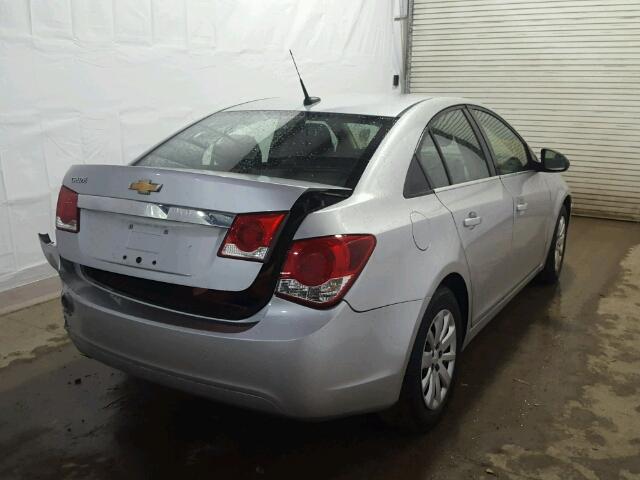 1G1PC5SH1B7171803 - 2011 CHEVROLET CRUZE LS SILVER photo 4