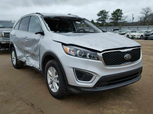 5XYPG4A38HG225007 - 2017 KIA SORENTO LX SILVER photo 1